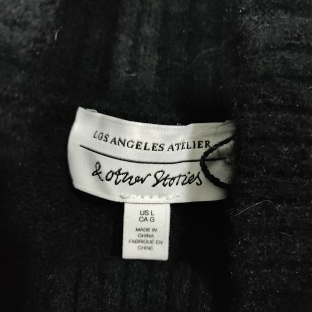 Los Angeles Atelier & Other Stories Wool Blend Sequin Turtleneck Sweater Large - Picture 8 of 13